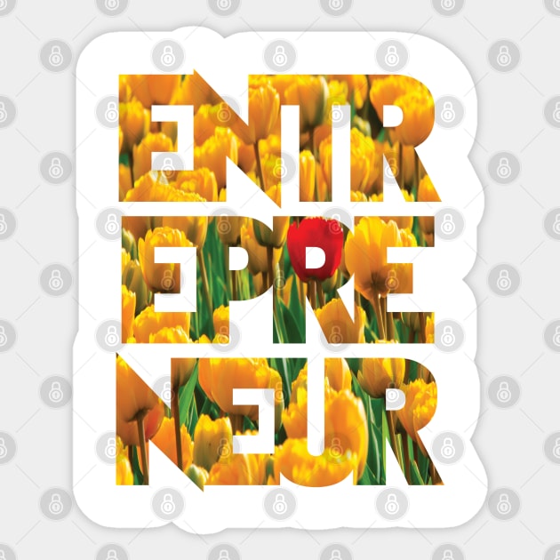 Eternal Entrepreneur : Tulips Sticker by FOOTBALL IS EVERYTHING